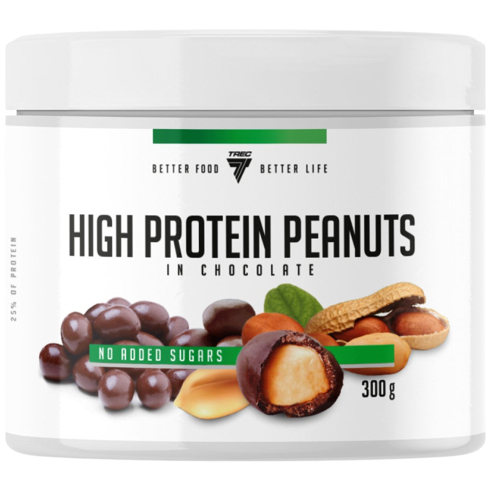 Peanut ad alta proteina nel cioccolato | Nessun zuccheri aggiunti 300 grammi