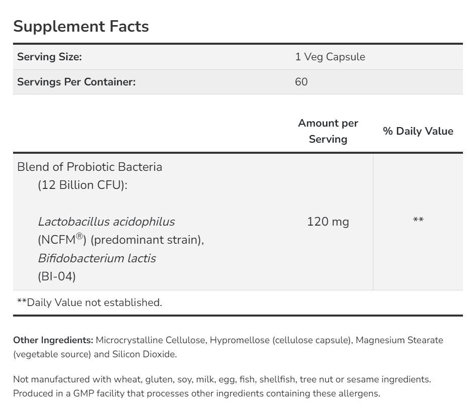 Probiotici per la cura delle vie respiratorie | con 12 Miliardi di Cellule Attive - 60 capsule
