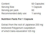 Resveratrolo 125 mg - 60 capsule