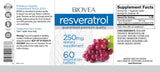 Resveratrolo 250 mg/60 compresse
