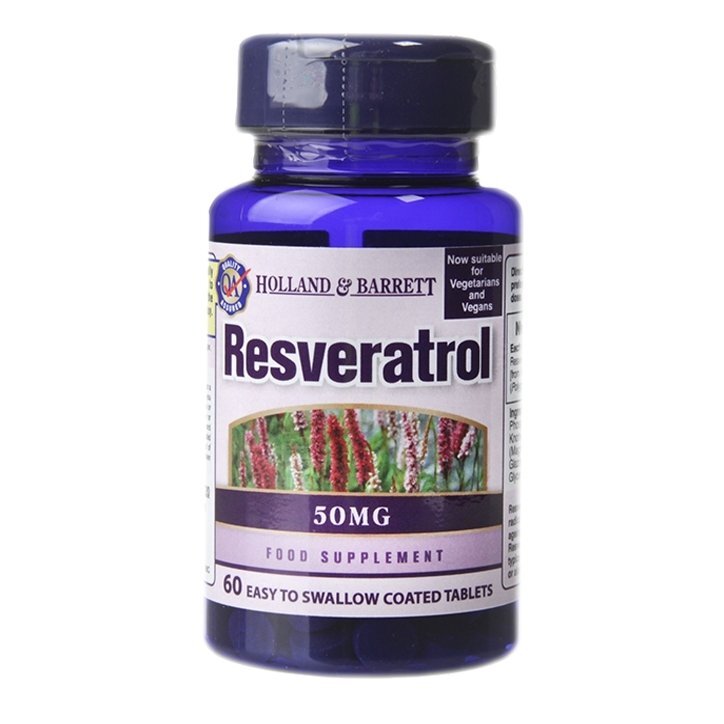 Resveratrolo (Resveratrolo) 50 mg 60 compresse OLANDA & BARRETT