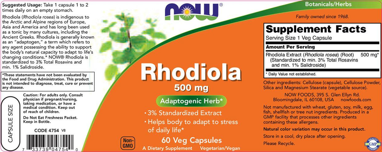 Rodiola 500 mg - 60 capsule