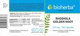Rhodiola Radice d'oro 210 mg - 100 capsule
