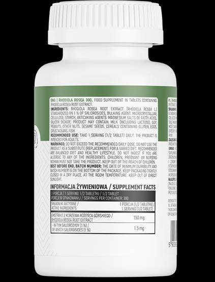 Rhodiola Rosea 300 mg 150 Compresse
