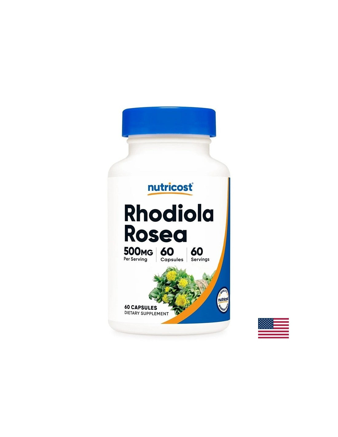 Stress e buon umore - Radice d'oro - Rhodiola Rosea, 60 capsule