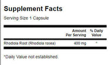 Radice di Rhodiola Rosea 400 mg - 100 capsule