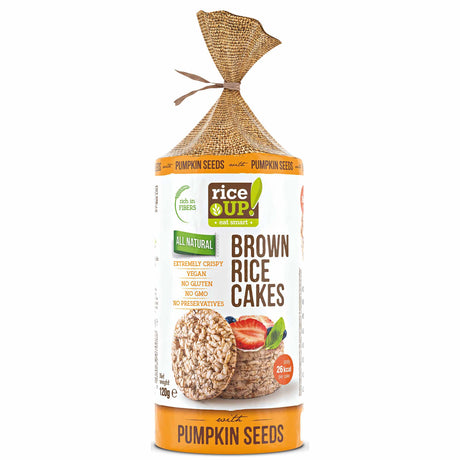 Rice UP! Brown Rice Cakes - 120g - Nutra Best Europe
