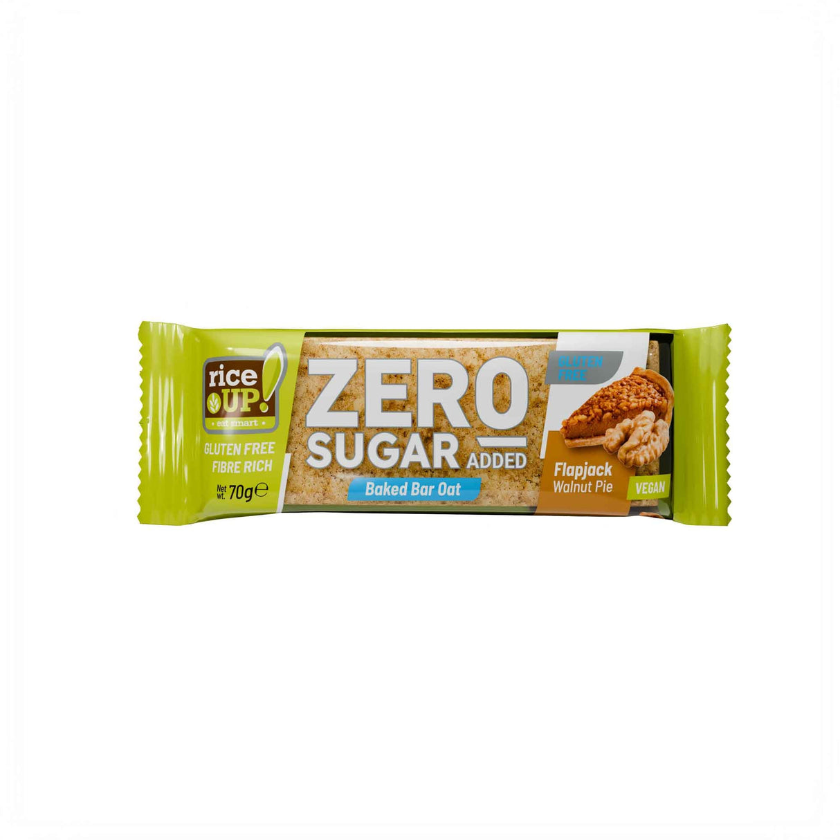 RiceUP! ZERO SUGAR - Flapjack bar - 70g - Nutra Best Europe