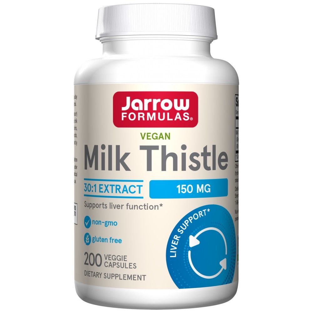 Milk Thistle 150 mg | Estratto standardizzato 30: 1 - 200 capsule