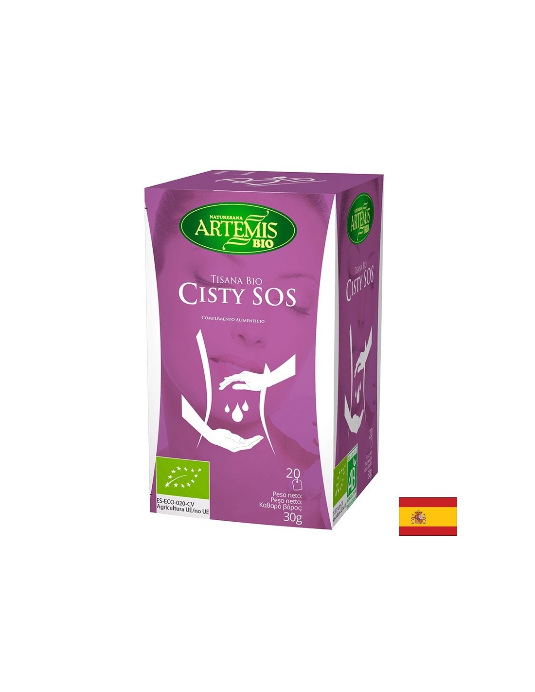 Tè biologico SOS Cistite, 20 sacchetti filtro