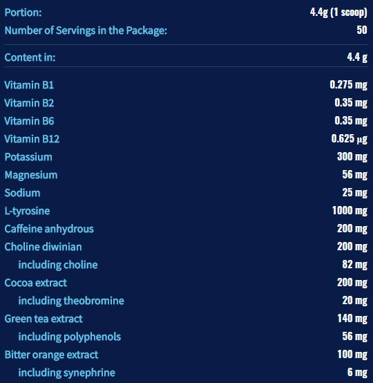 STIM PAK [220 grammi, 50 porzioni]