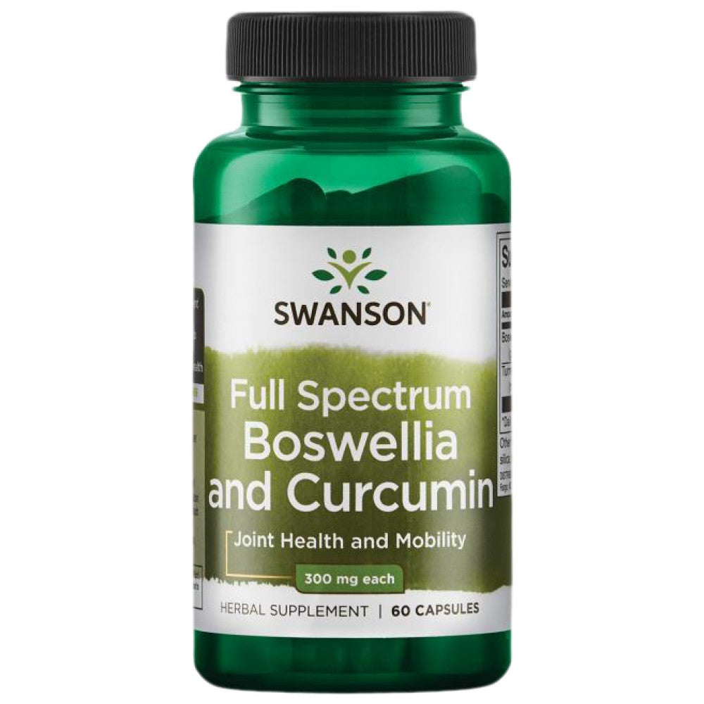Spettro completo Boswellia e curcumina - 60 capsule