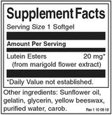 Luteina 20 mg - 60 softgels