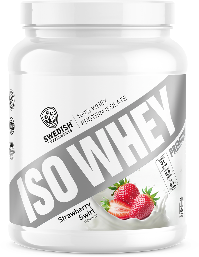 <tc>Swedish Supplements</tc> Proteine ​​del siero del latte ISO/Premium Isolate [700 grammi, 20 dosi]