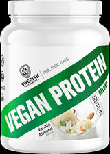 <tc>Swedish Supplements</tc> Proteine ​​Vegane Deluxe | da Piselli, Riso e Avena [750 grammi, 27 Dosi]