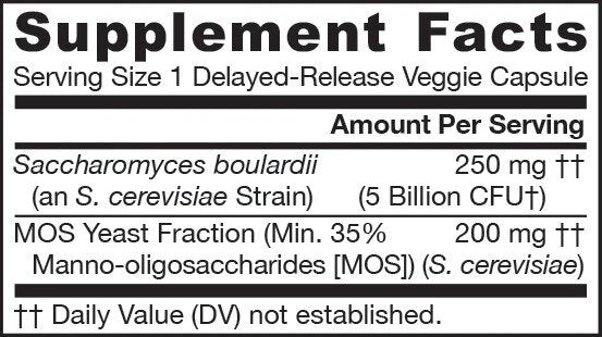 Saccharomyces Boulardii + MOS - 90 capsule