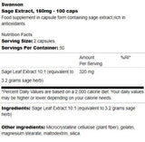 Estratto di Salvia 160 mg 100 capsule