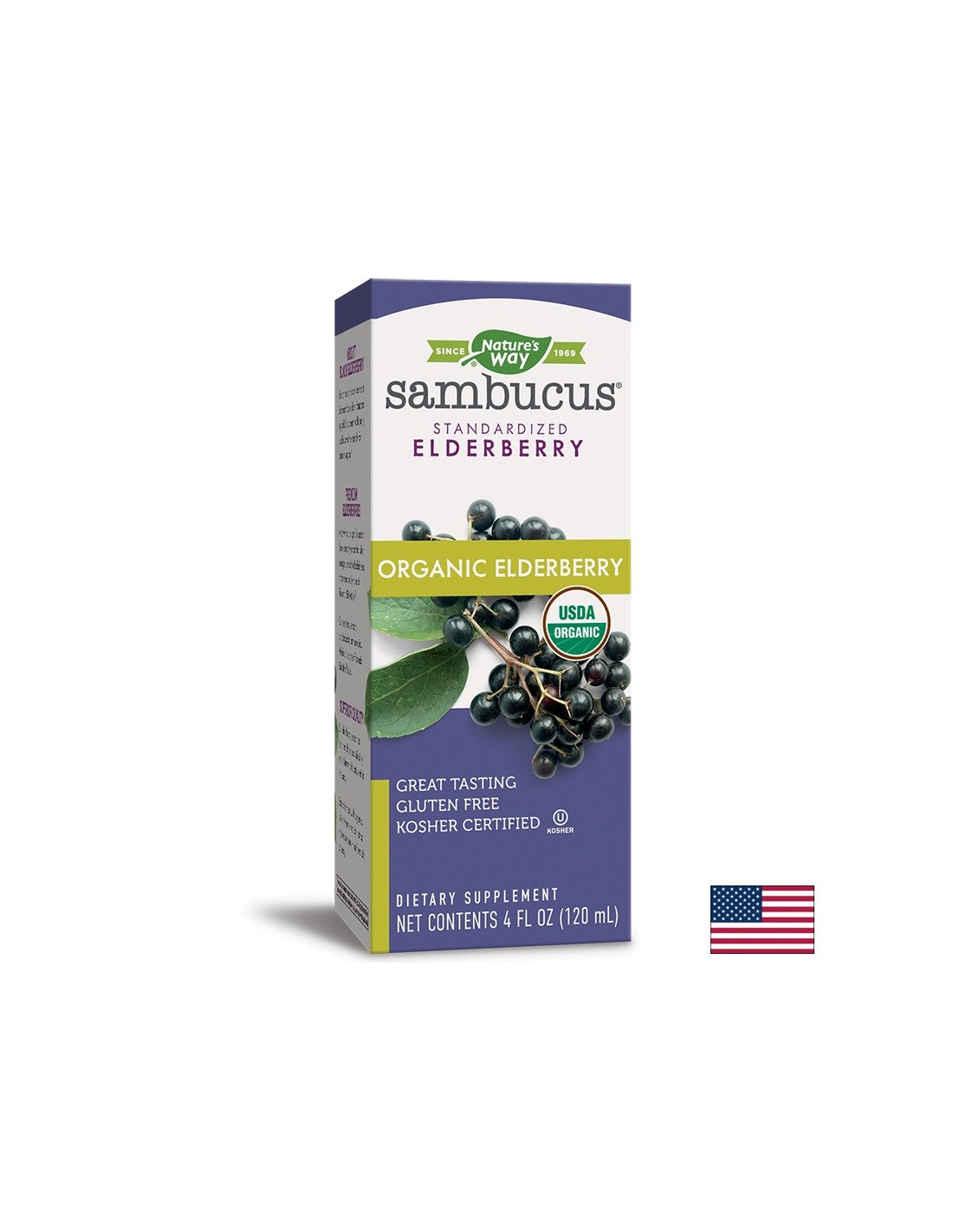 Sciroppo Biologico Sambucus x 120 ml Nature's Way