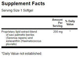 Saw Palmetto/Complesso prostatico di astaxantina 60 capsule di gel