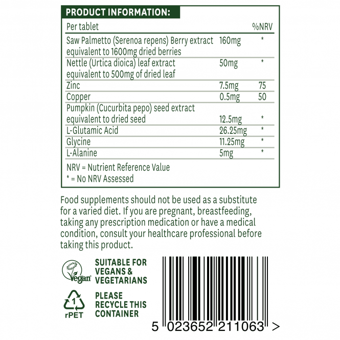 Saw Palmetto Complex 60 compresse NaturesAid