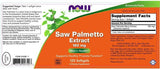 Estratto di Saw Palmetto 160 mg - 120 capsule gel
