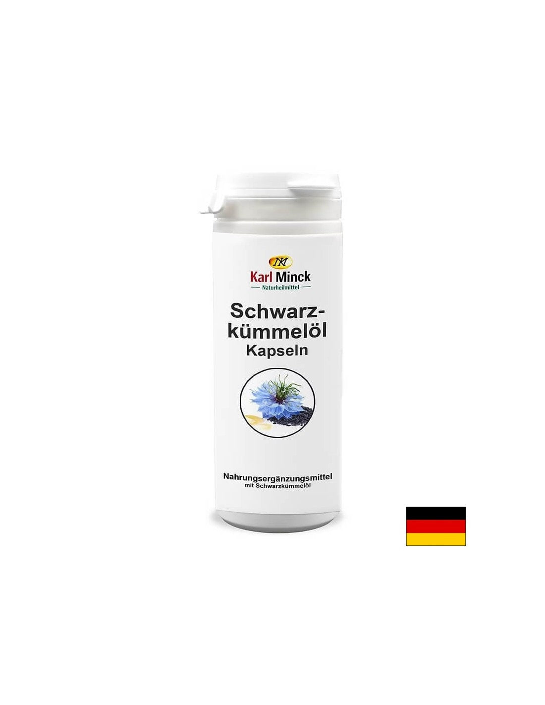 Schwarzkümmelöl - Olio di cumino nero 500 mg, 100 capsule molli <tc>Karl Minck</tc>