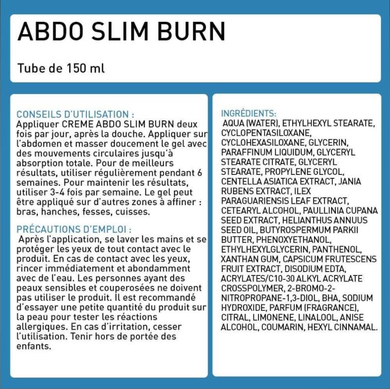 Scolpire Abdo Slim Burn | Crema per addominali in confezione da sei - 150 ml