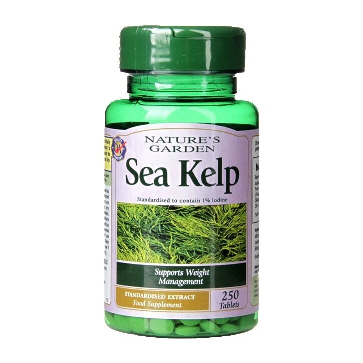Alghe marine (Sea Kelp) (alghe, iodio 15 mg) 525 mg 250 compresse OLANDA & BARRETT