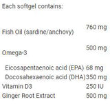 Sea Licious Omega 3 Belly To Baby DHA per donne incinte 816 mg 60 capsule di gel