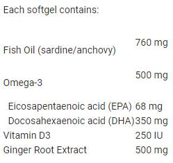 Sea Licious Omega 3 Belly to Baby DHA per donne in gravidanza 816 mg 60 Capsule di gel