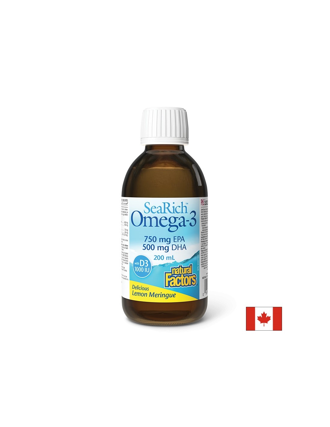 SeaRich Omega-3 4500mg | Con Vitamina D3 1000 UI - 200 ml