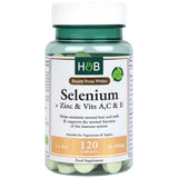 Selenio 100 mcg + Zinco & Vitamine A, C & E - 120 Compresse