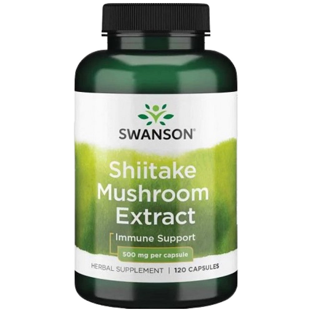 Estratto di funghi Shiitake 500 mg 120 capsule