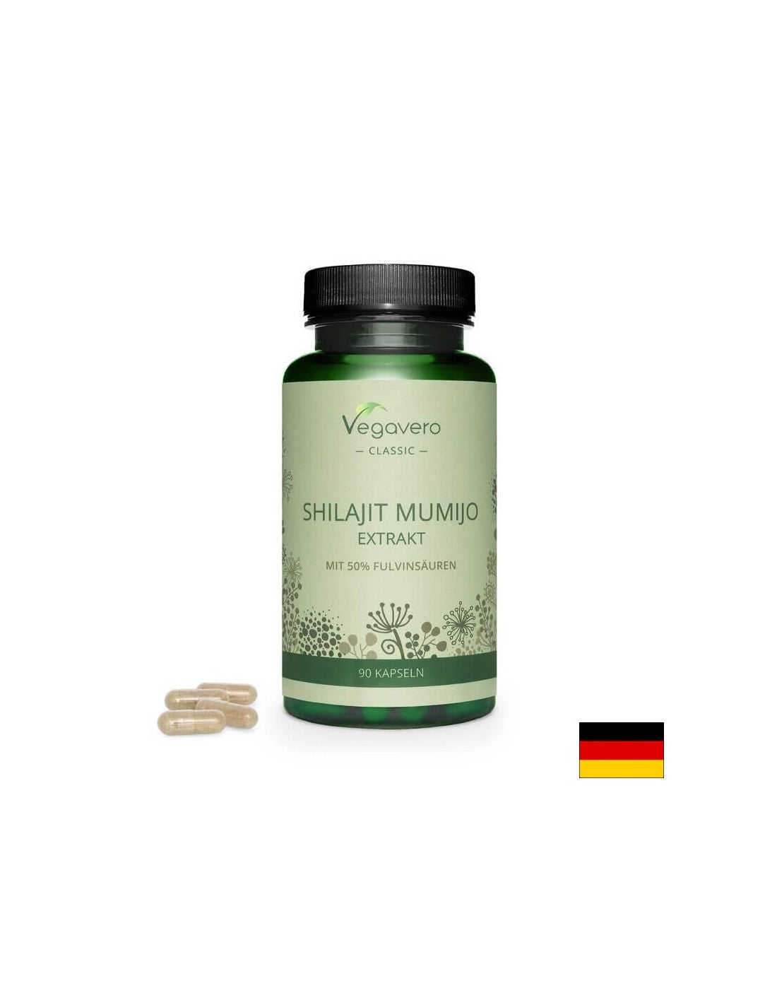 Shilajit Mumijo/ Estratto Shilajit (Mumio), 90 capsule, 100% vegano