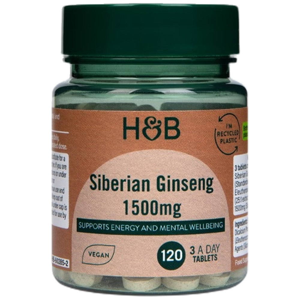 Ginseng siberiano 1500 mg - 120 Compresse
