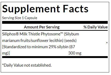 Siliphos Fitosoma di Cardo Mariano 300 mg - 60 capsule