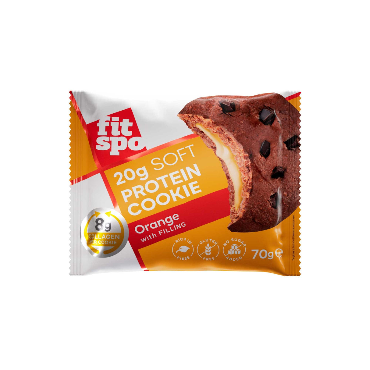 Biscotto proteico morbido | con 8 g di collagene & Senza zuccheri aggiunti -x 70 grammi