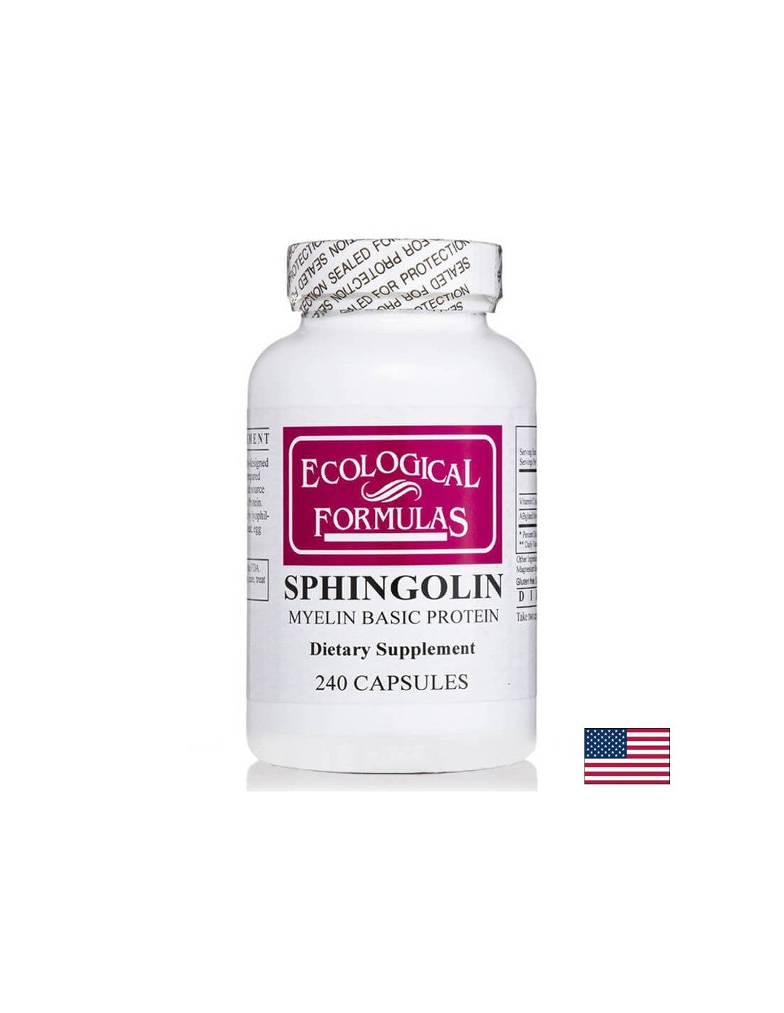 Protezione delle cellule nervose - Sfingolina - proteina della mielina - in demielinizzazione, 240 capsule