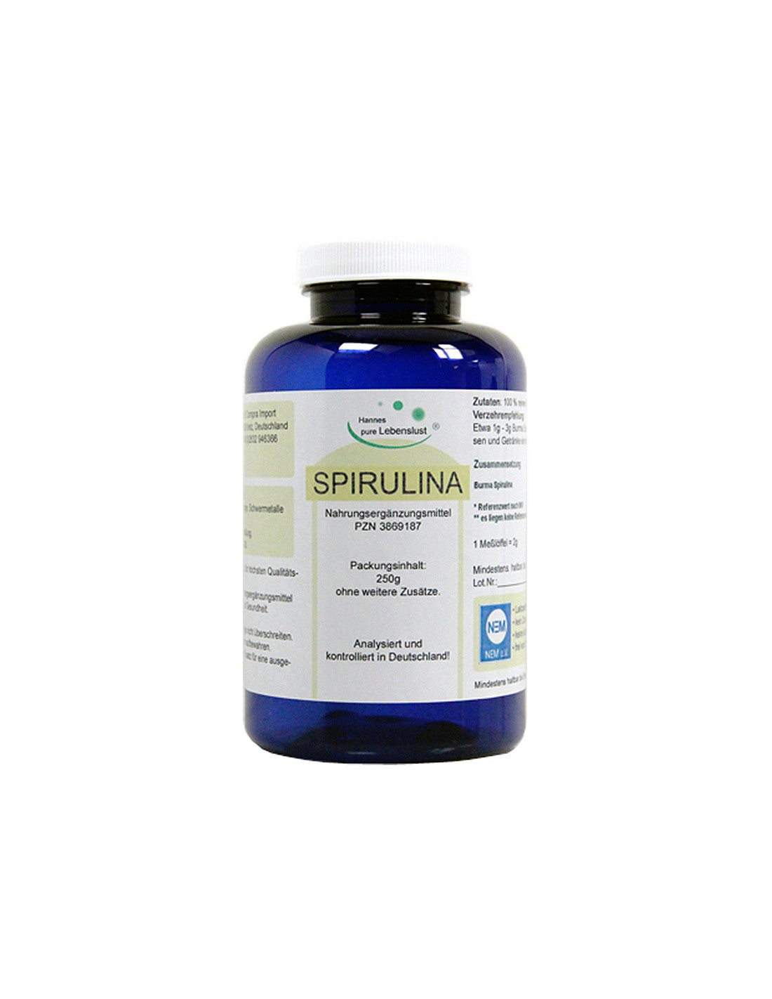 Spirulina - Spirulina, 250 g (polvere) El Compra