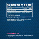 Creatina monoidrato per lo sport 500 mg/200 capsule.