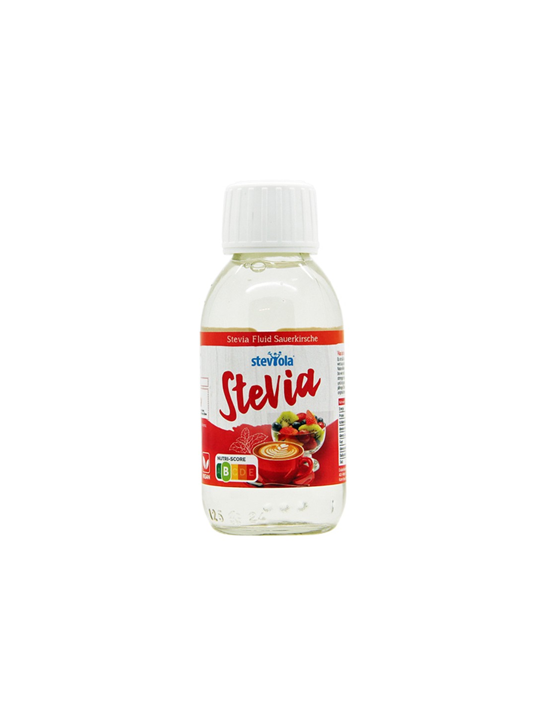 Stevia liquida al gusto di ciliegia - Steviola, 125 ml