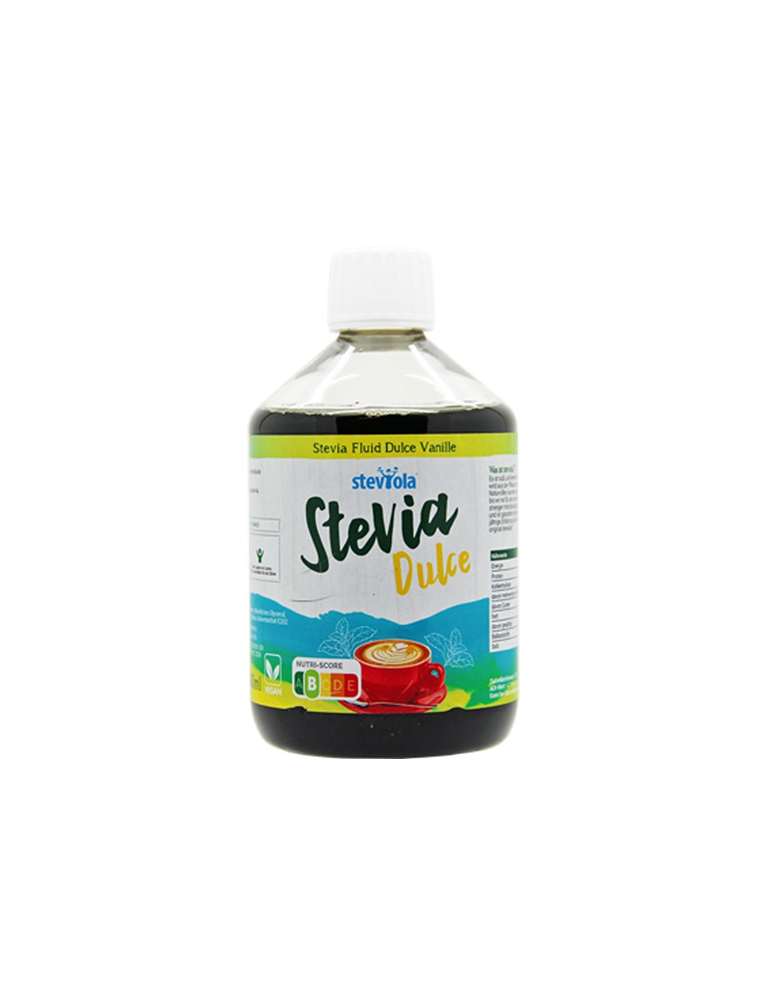 Stevia liquida, all'aroma di dulce de leche e vaniglia Steviola®, 500 ml