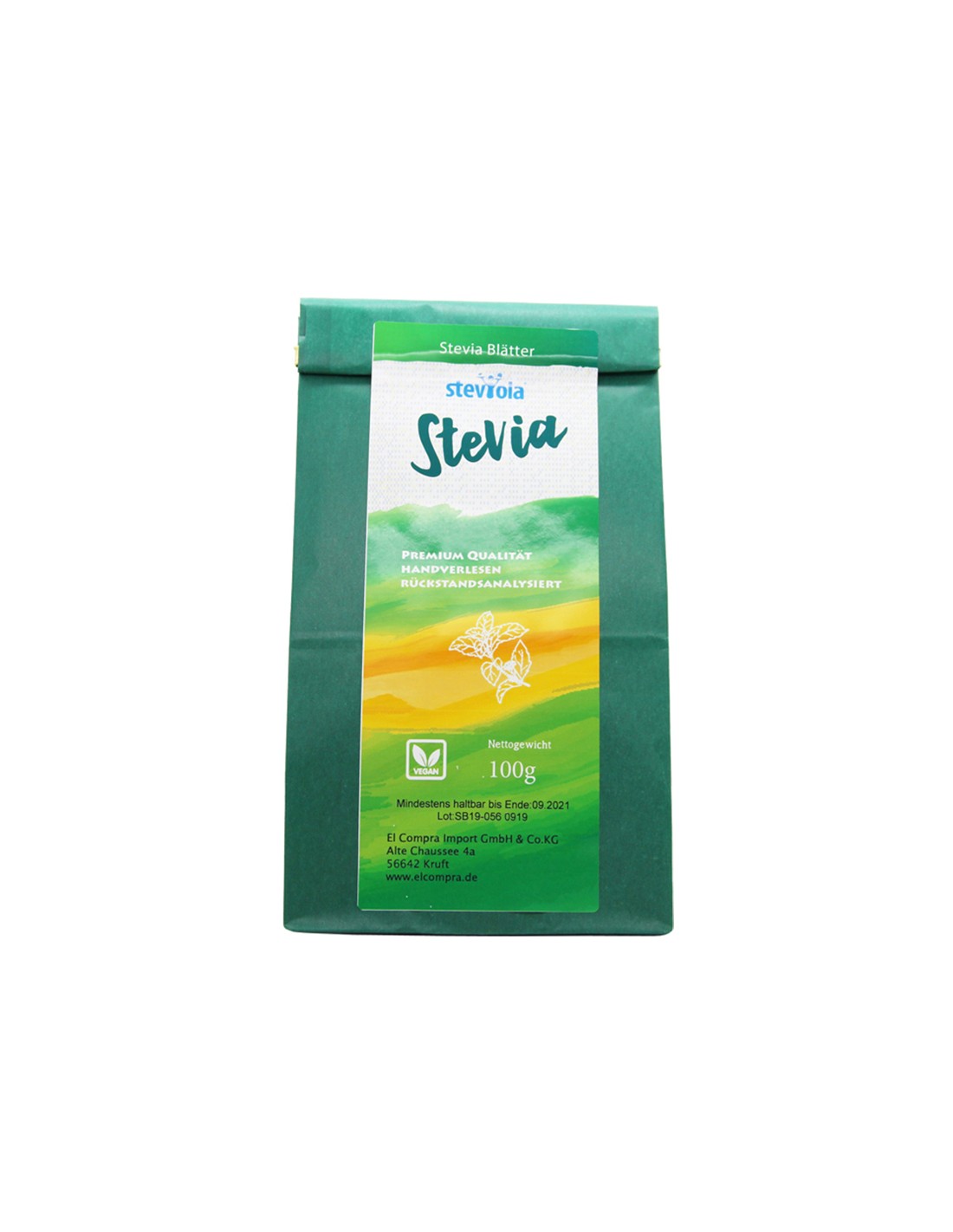 Steviola® Stevia - Stevia (Foglie secche), 100 g El Compra