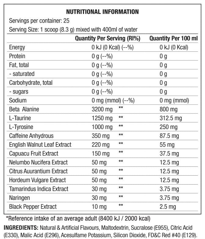 Testa di stimolazione | Formula con caffeina - 207 grammi