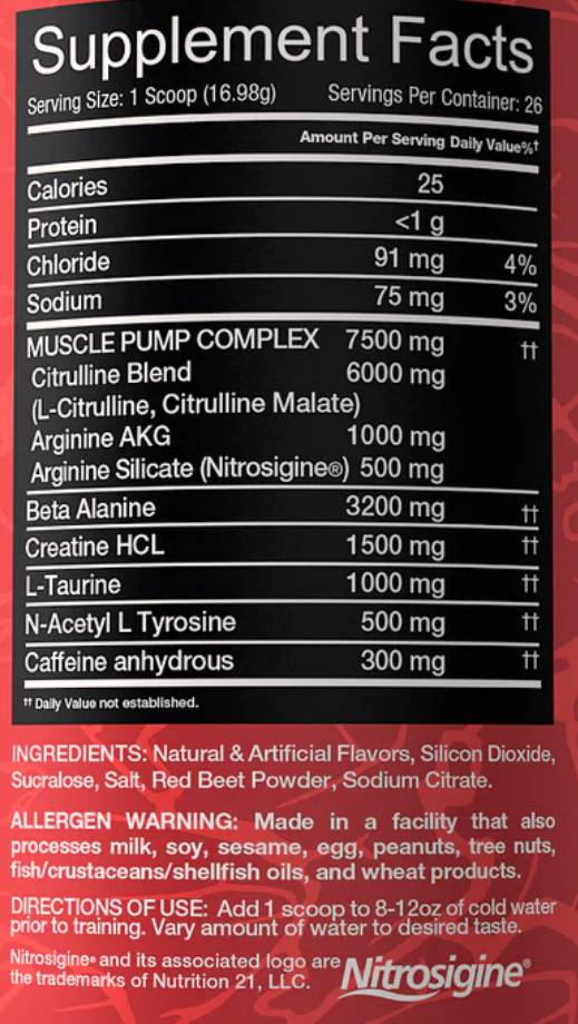 Stomp | Massive Pumps e Endurance 455 grammi