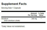Citrato di Stronzio 340 mg - 60 capsule