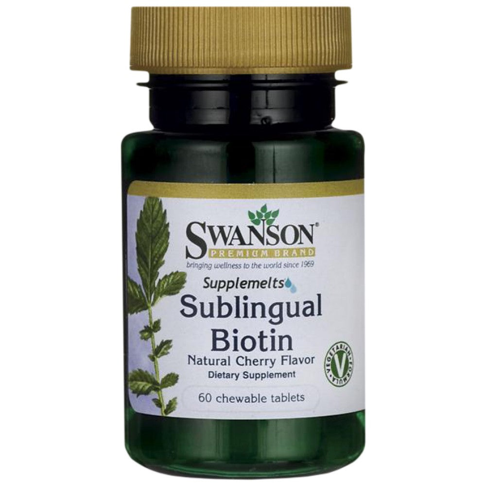 Biotina sublinguale 5000 mcg 60 compresse masticabili