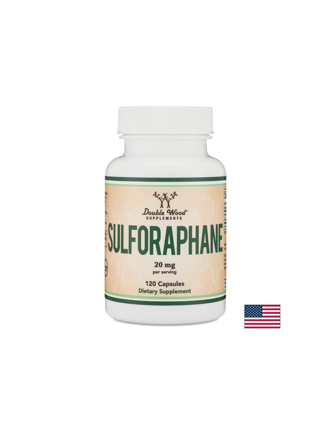 Antiossidante - Sulforafano, 20 mg x 120 <tc>Double Wood</tc> capsule