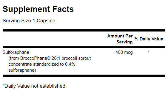 Sulforafano 400 mcg - 60 capsule