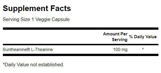 Suntheanine L-Teanina 100 mg - 60 capsule
